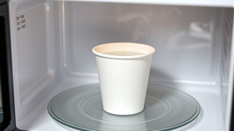 microwave paper cup safely