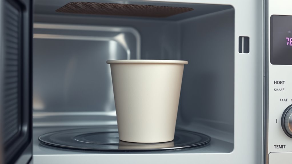 microwave paper cup safety