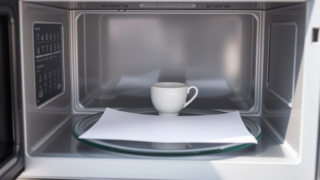 microwave paper safely advice