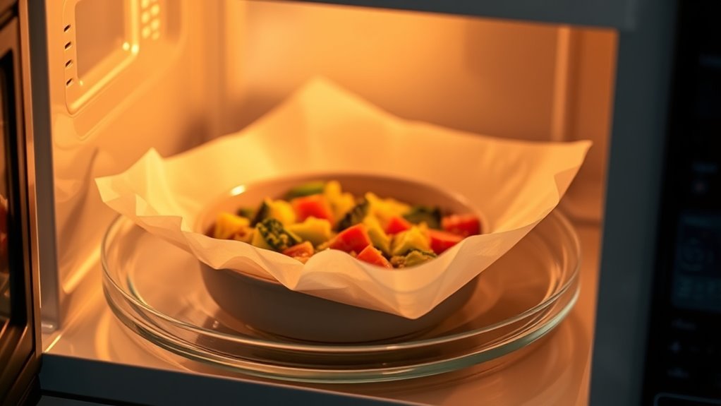 microwave safe avoid wax coated