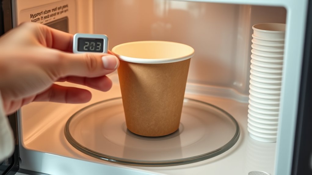microwave safe paper cup materials