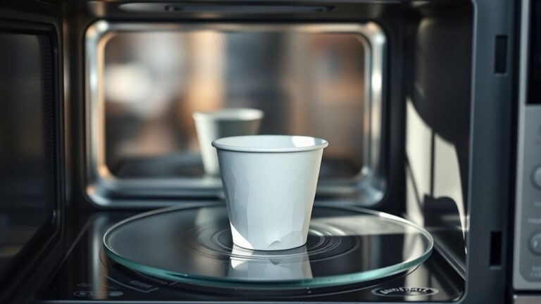 microwaving paper cups safe