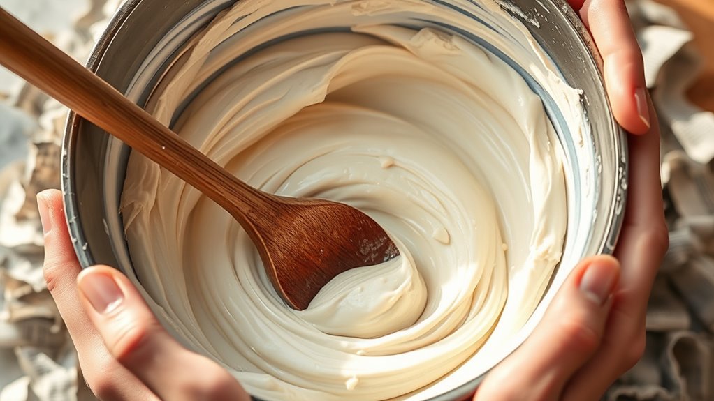 mix flour and water thoroughly