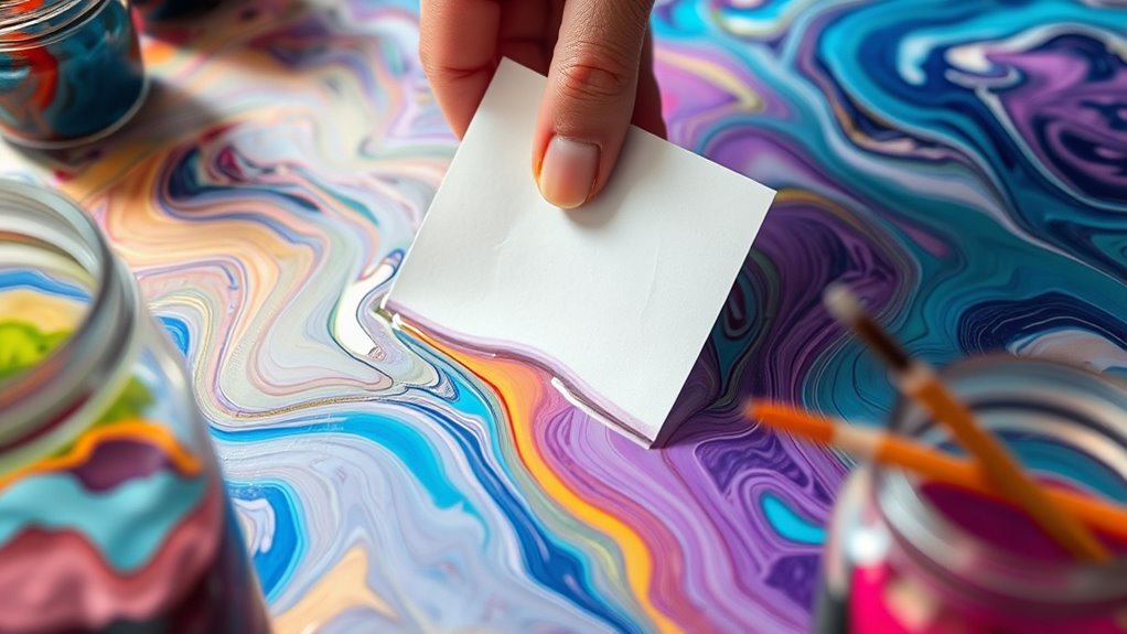 mix vibrant acrylic hues consistently