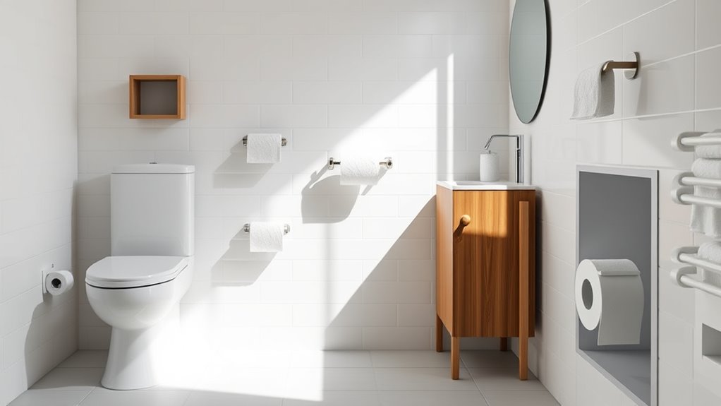 optimal toilet paper placement