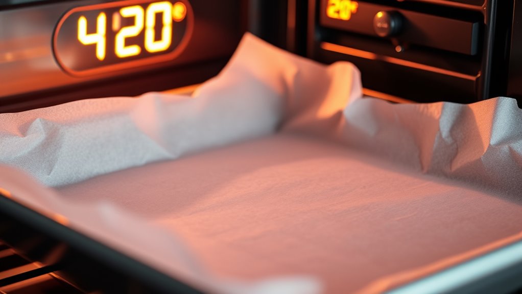 oven temperature safety limits