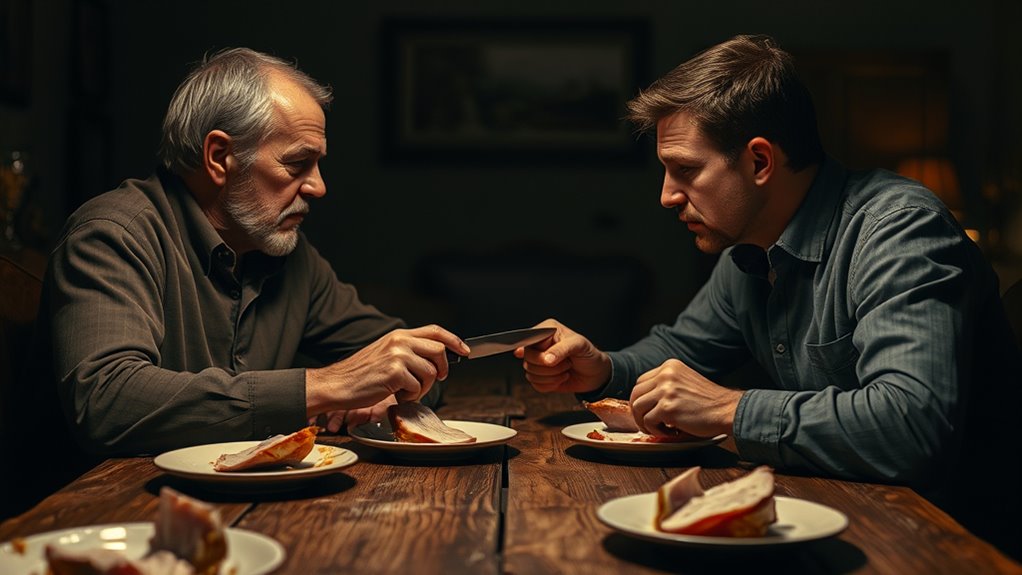 papa s brother influences plot tension