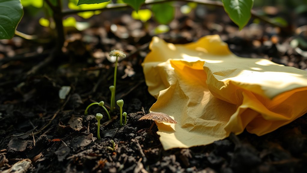 paper biodegrades over time