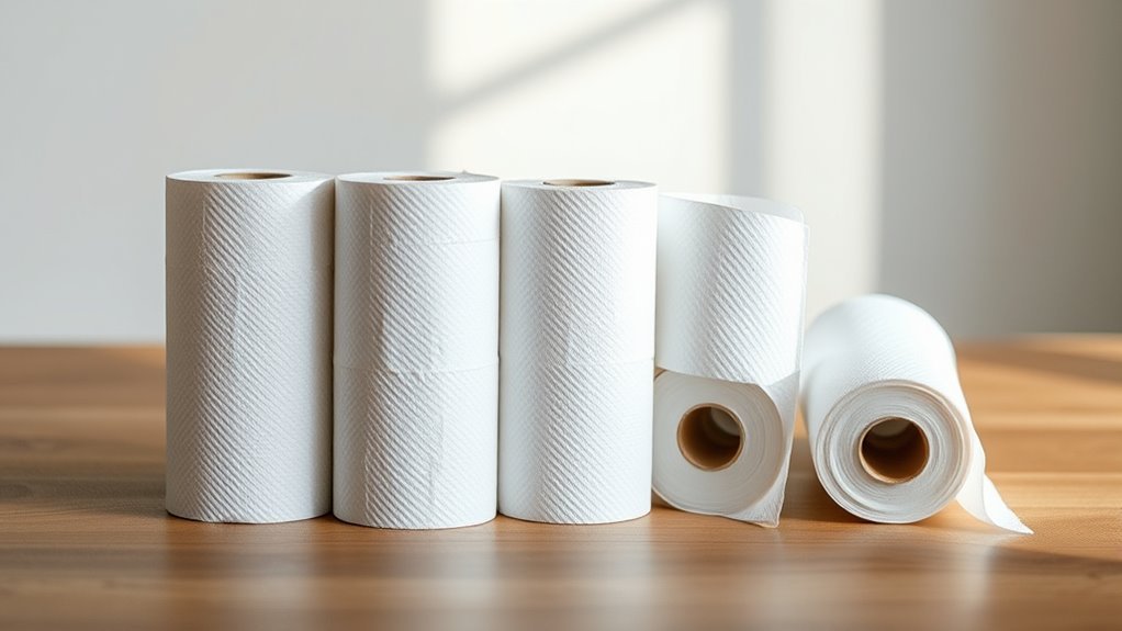 paper towel height variations