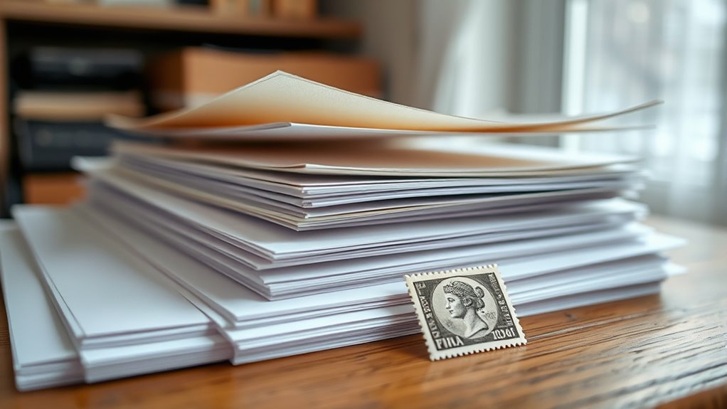 paper type influences mail weight