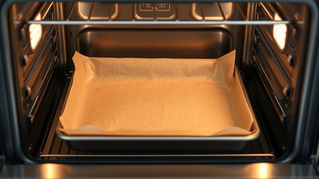 parchment safe oven temperature