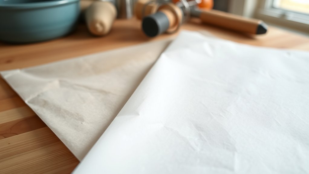 plastic coated food wrapping