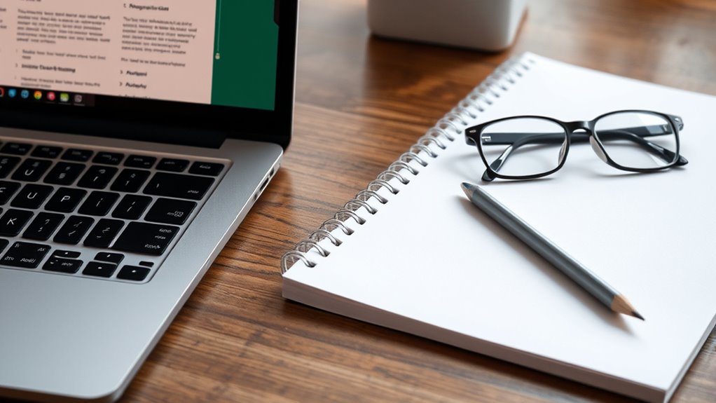 prepare notebook ready designs consistently