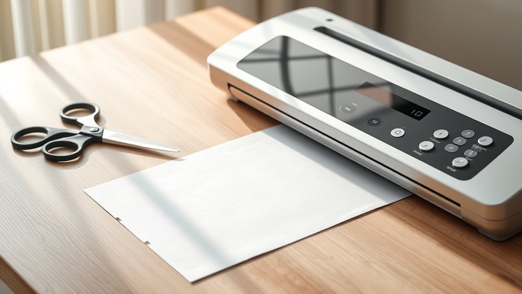 prepare paper for smooth lamination