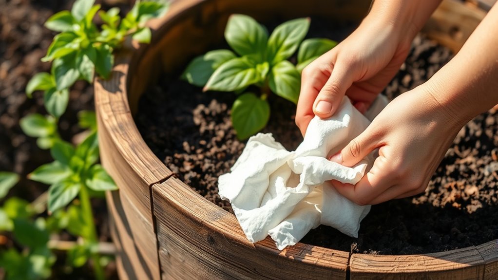 prepare paper towels properly
