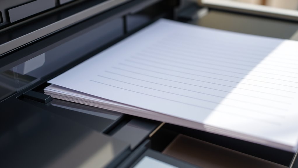 prepare printer load paper