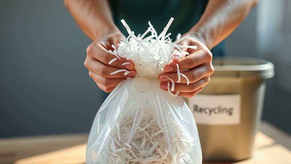 prepare shredded paper properly