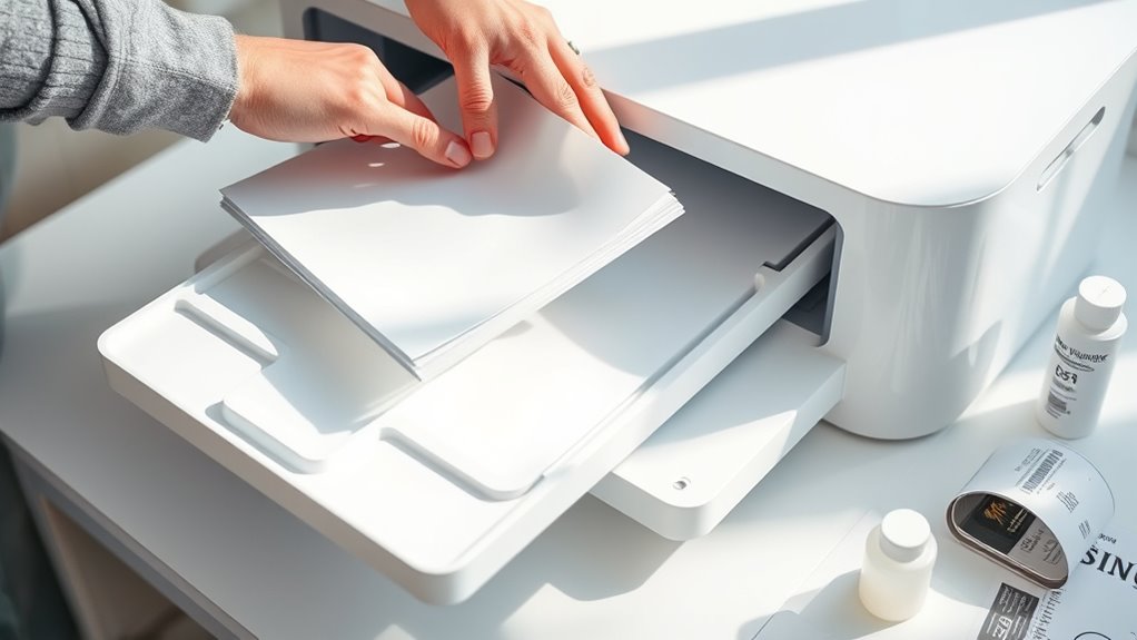 prepare vellum paper carefully