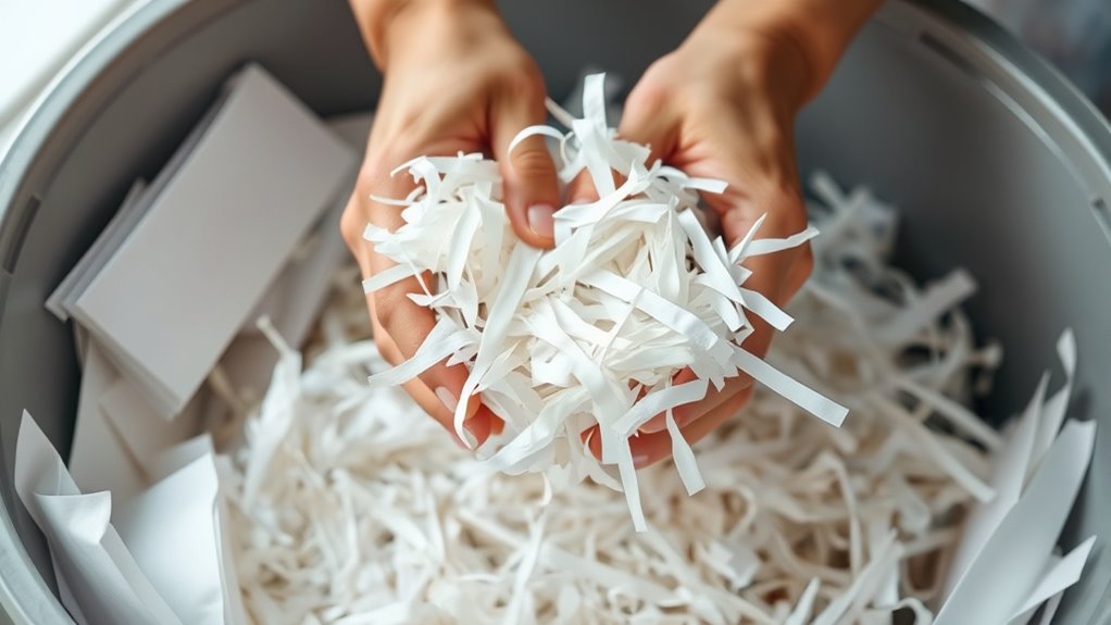 proper shredded paper recycling tips