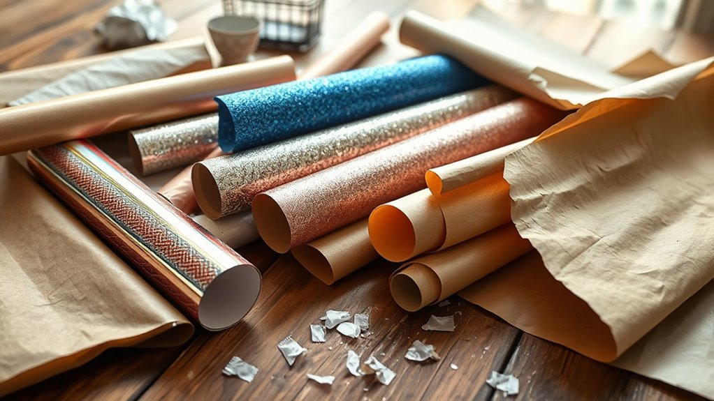 recyclable versus decorative paper