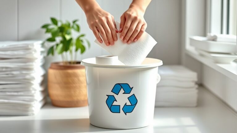 recycle paper towels properly