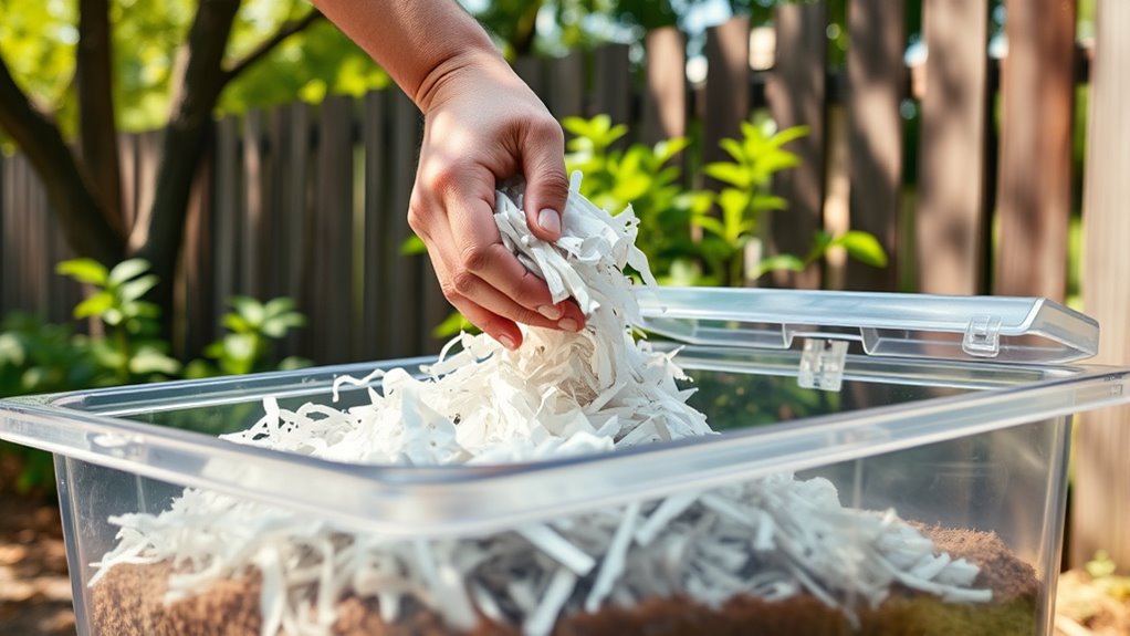 recycle shredded paper creatively
