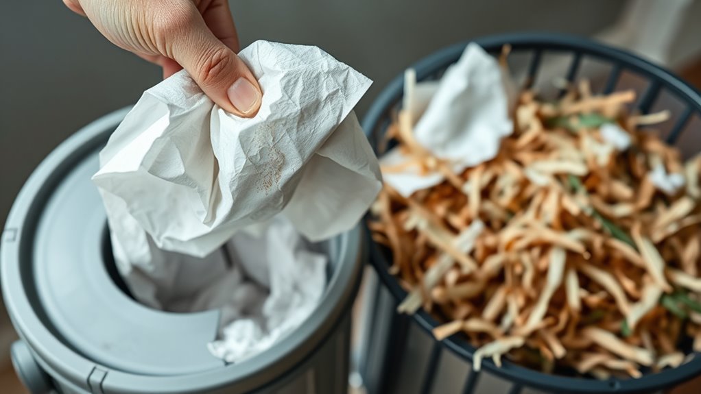 recycle tissue paper correctly