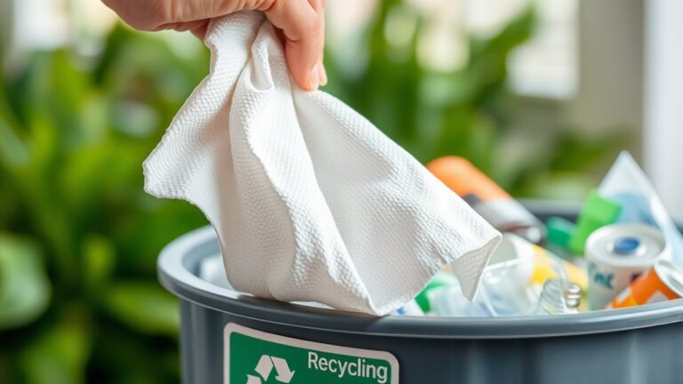 recycling paper towels