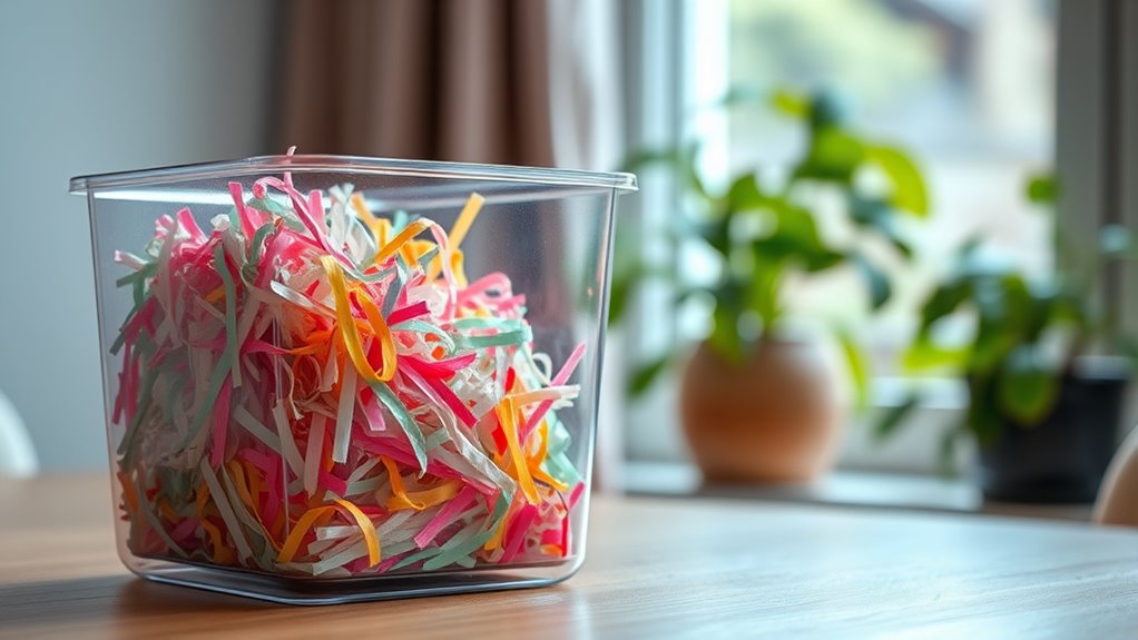 recycling shredded paper questions