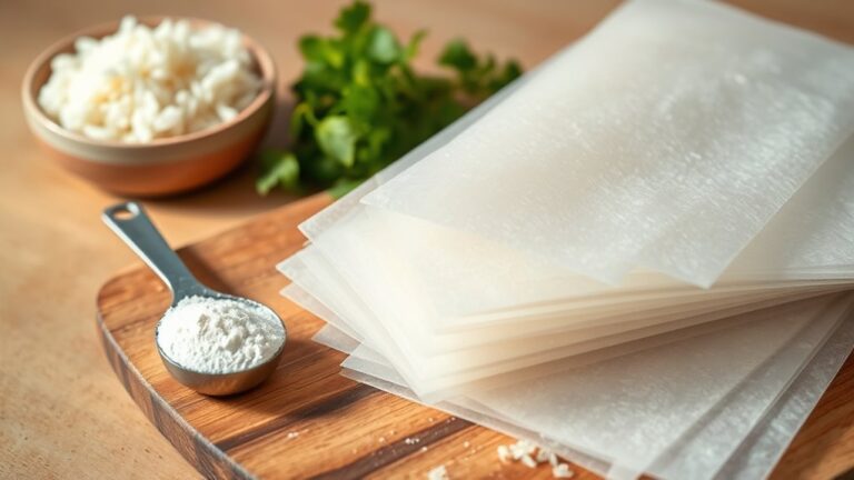 rice paper calorie content