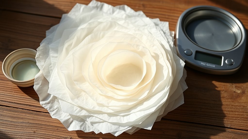 rice paper calorie variations