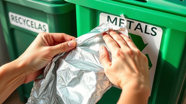 rinse dry separate aluminum