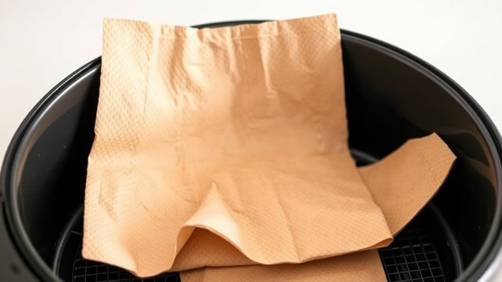 safe absorbent heat resistant paper