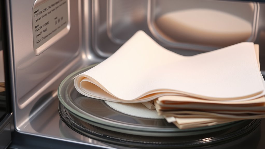safe microwave paper choices