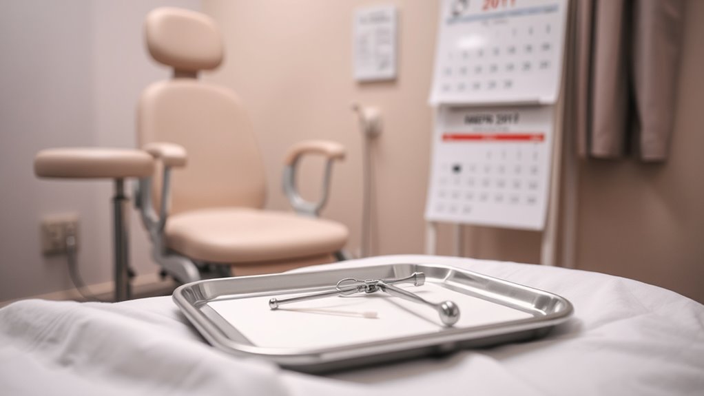 schedule pap smear post period