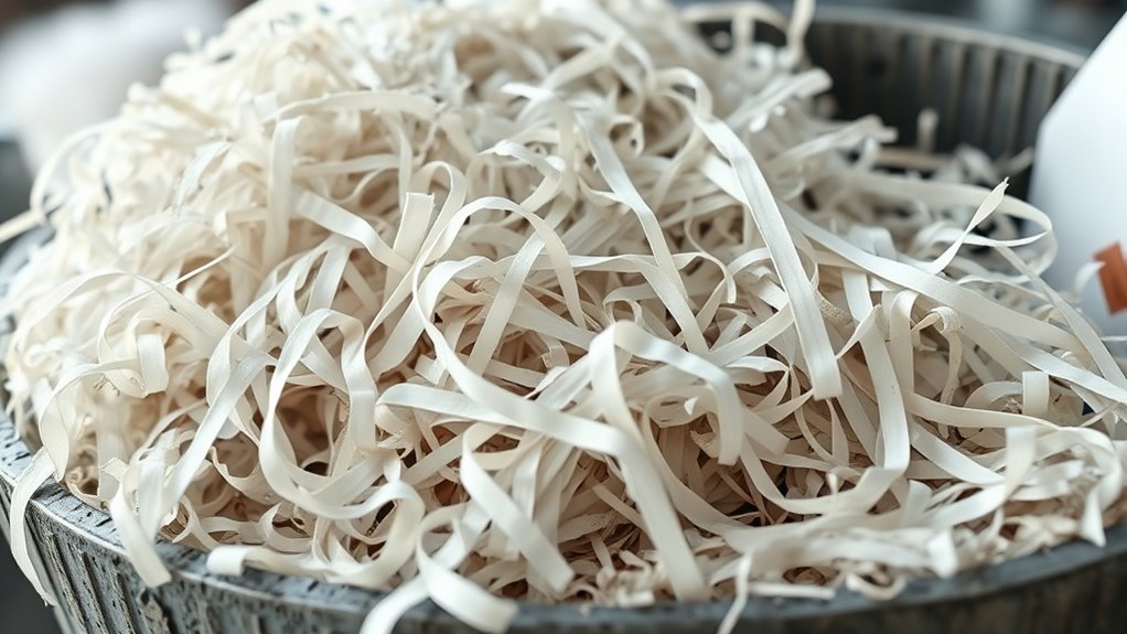 shredded paper recycling challenges