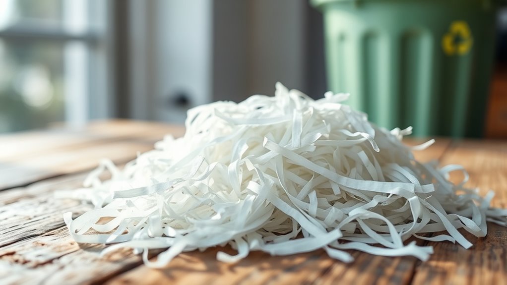 shredded paper recycling guide