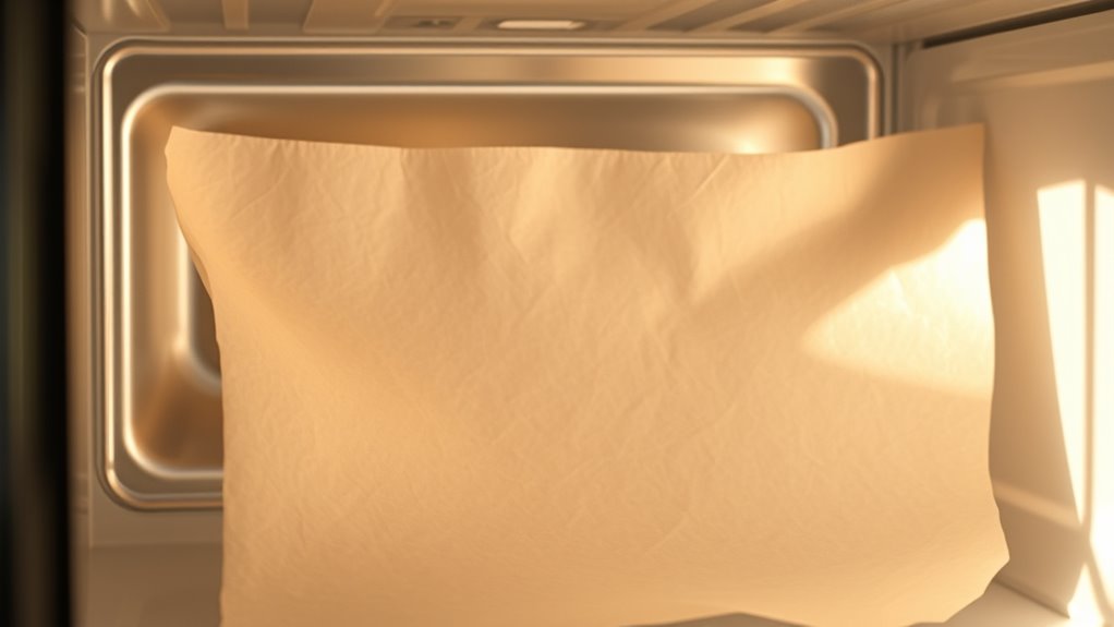 silicone coated heat resistant paper