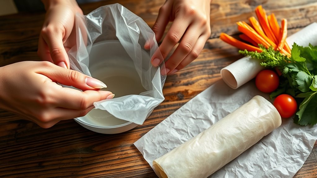 soften fill wrap serve