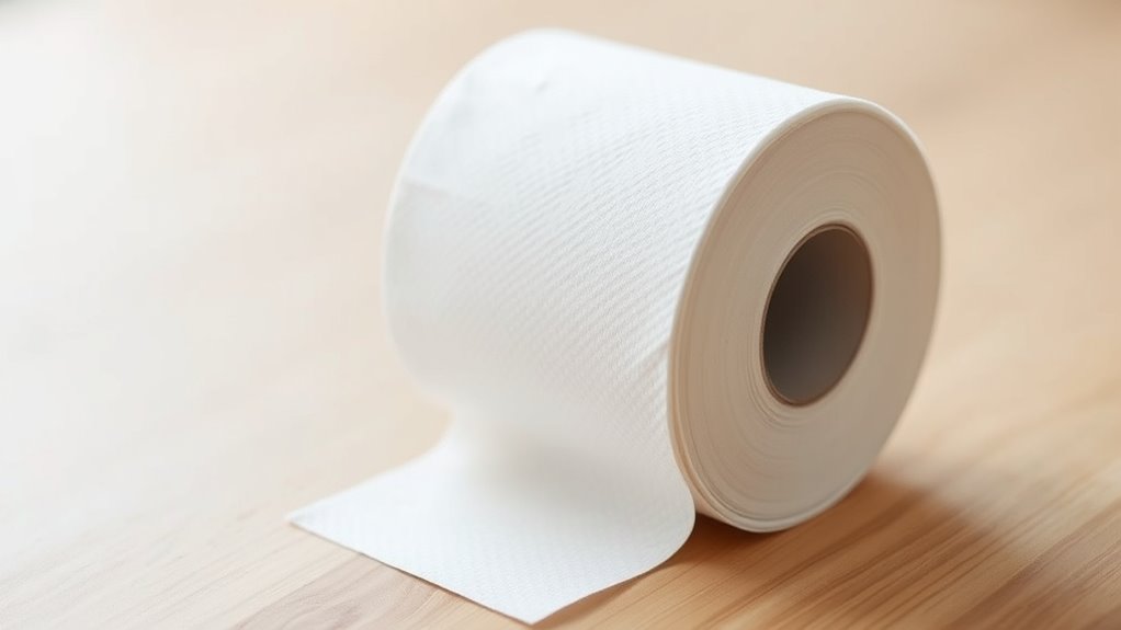 standard toilet paper dimensions