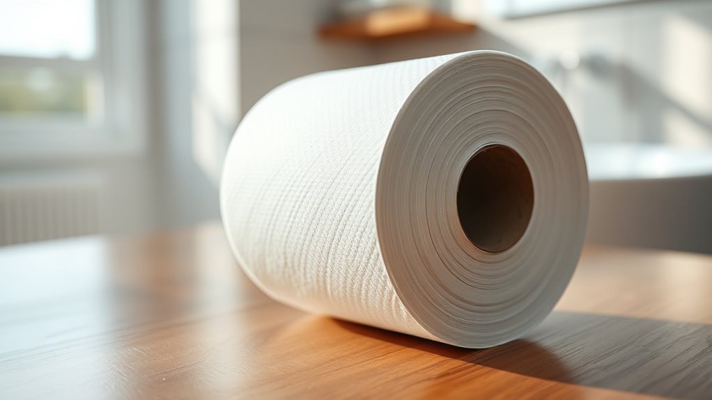 standard toilet paper roll length