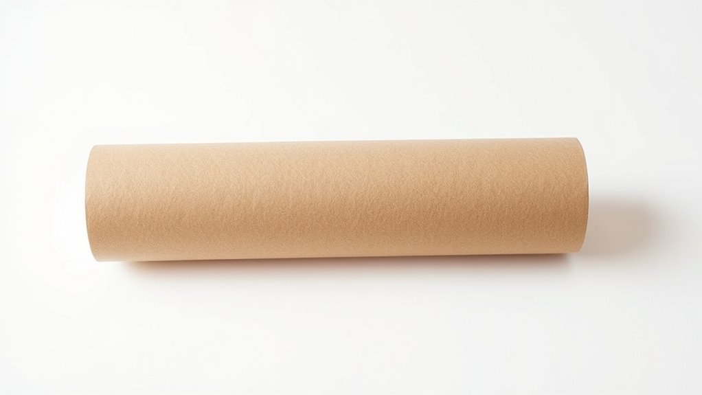 standard toilet paper tube length