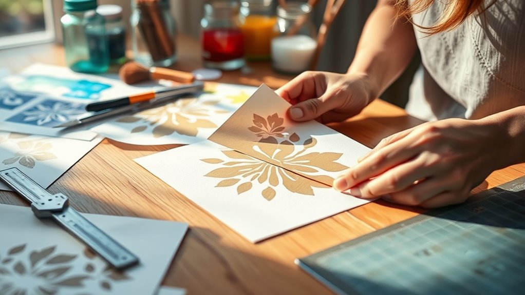 stencil paper application guide