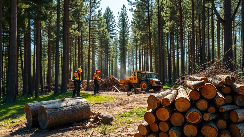 sustainable tree harvesting process