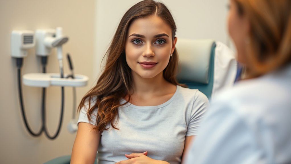 temporary discomfort during pap