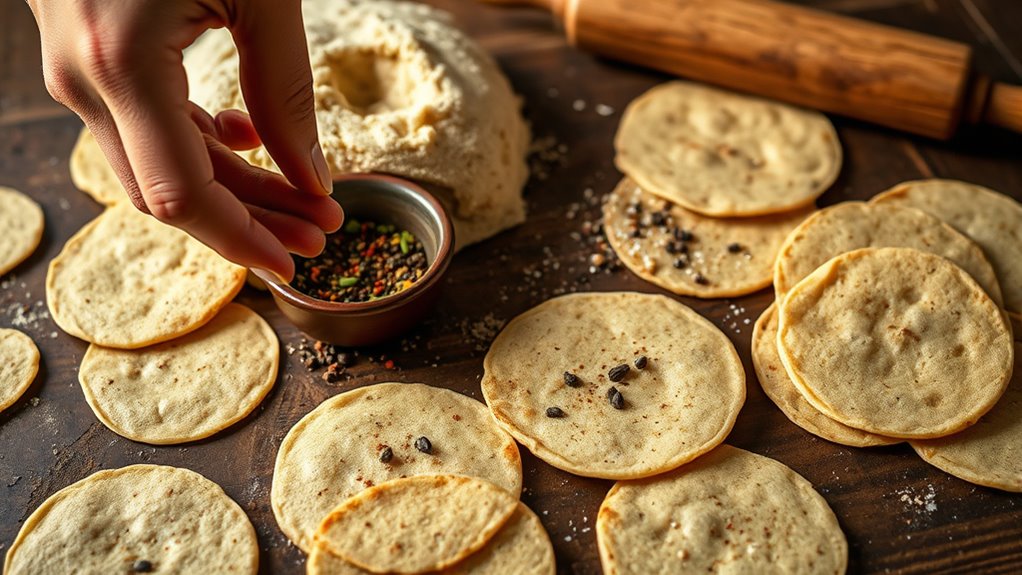 thin crispy indian cracker