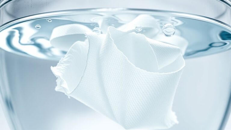 toilet paper dissolves adequately