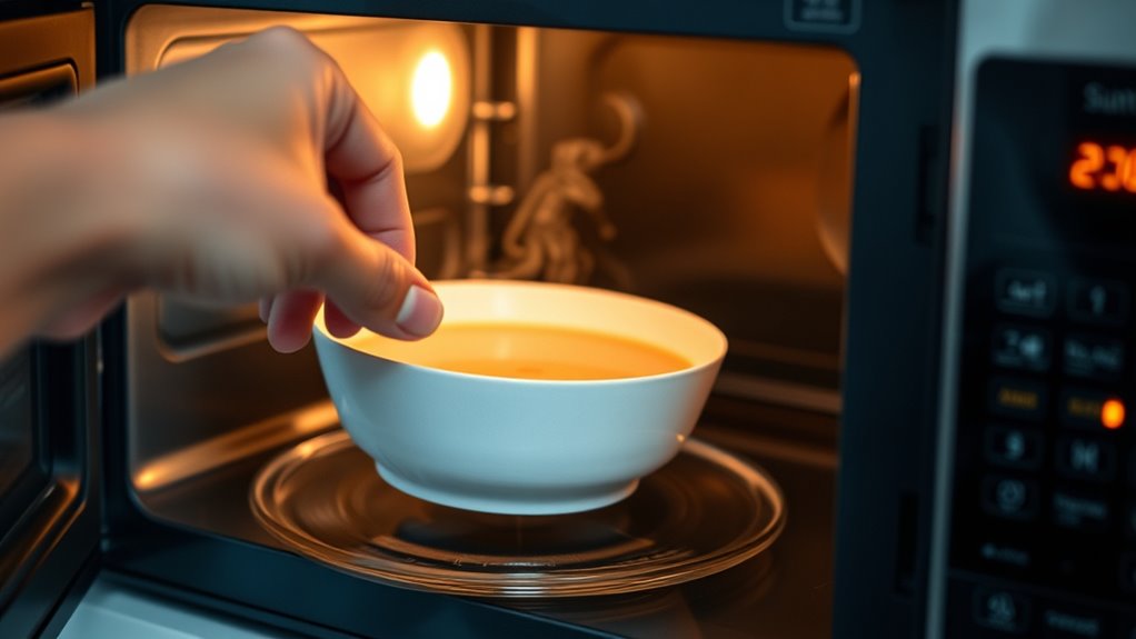 use microwave safe paper bowls