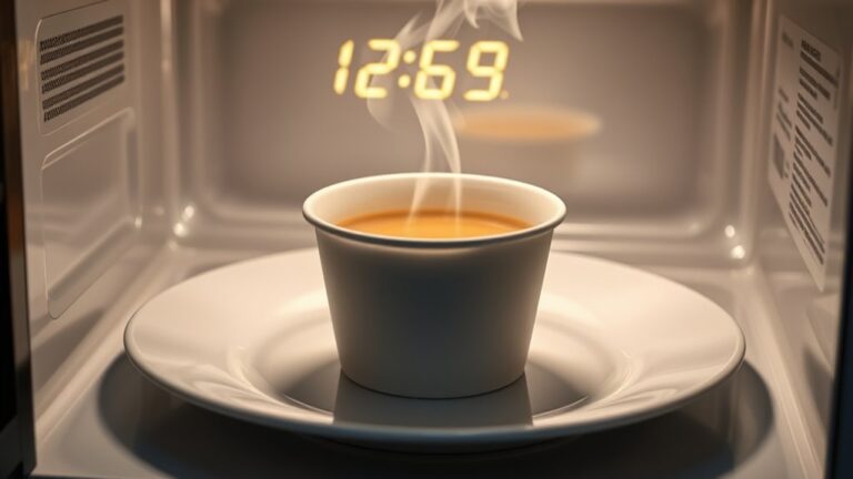 use microwave safe paper cups