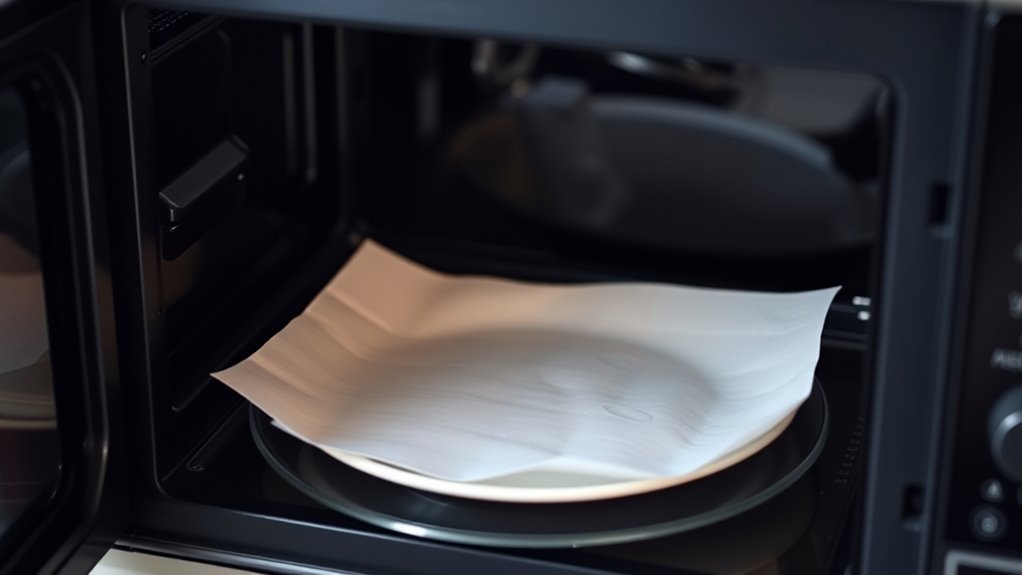 use microwave safe paper